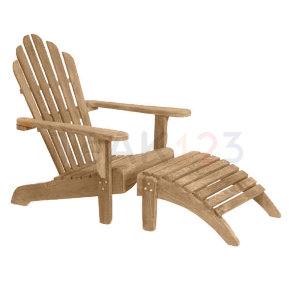 Beach Bench Deck Chair W. Brass